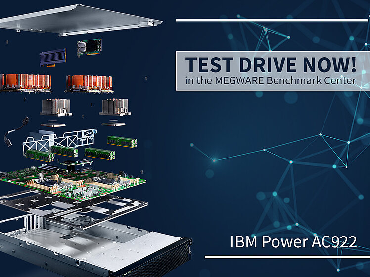Test drive AC922 in the MEGWARE Benchmark Center