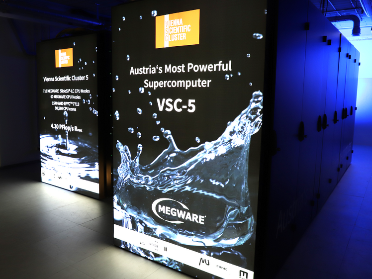 Video shoot at VSC-5 in Vienna