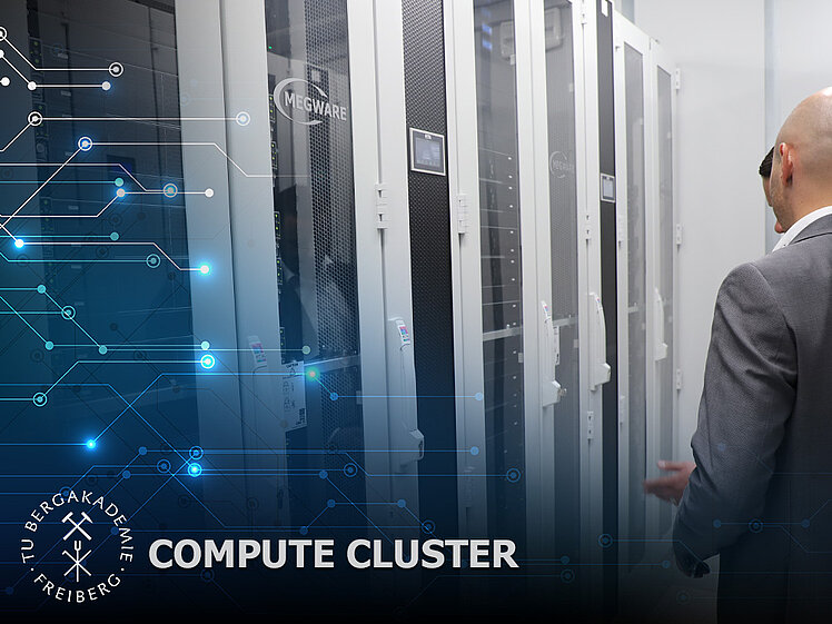 [Translate to English:] Einweihung des Compute Clusters der TU Freiberg