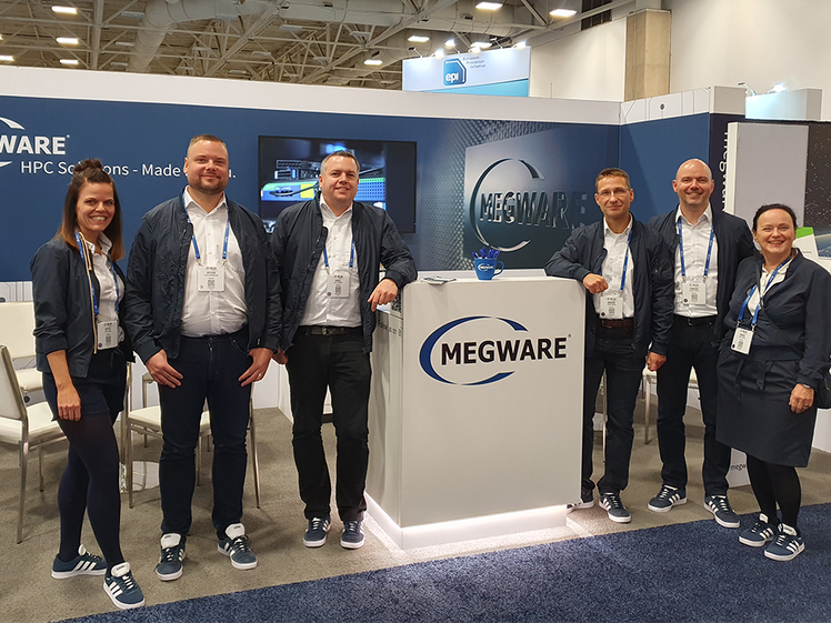 [Translate to English:] MEGWARE mit eigenem Stand auf der SC22